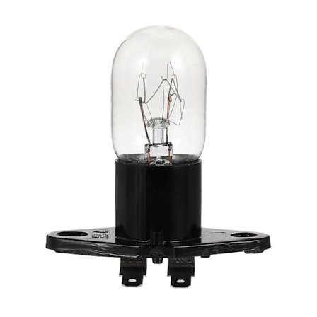 3st Mikrovågsugn Tillbehör Glödlampa 250V 2A Mikrovågsugnslampa med Rak Sockel