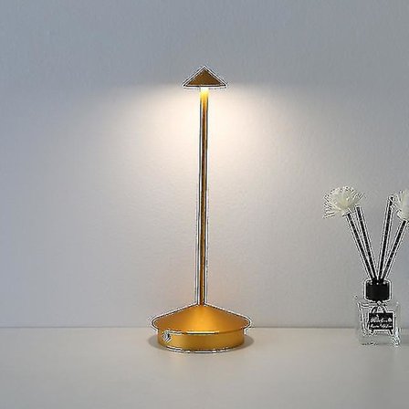 Uppladdningsbar bordslampa Kreativ matsal Touch Led Hotell Bar Kaffe Pina Pro Bordslampa Lampada Da Tavolo Dekorativ skrivbordslampa