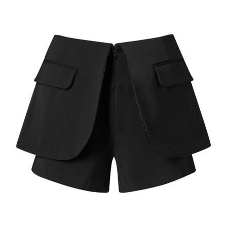 Coperni High-Waisetd Panelled Shorts Sort, Dame