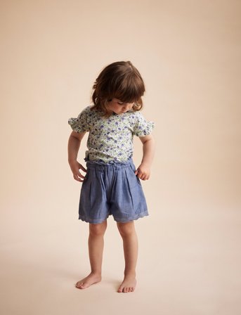 Creamie Shorts Chambray - Blue - 110