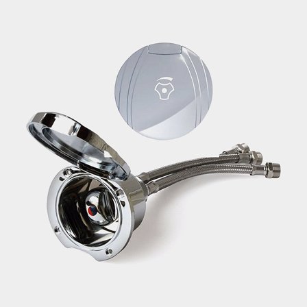 Sprchová směšovač pro vestavbu na loď Nuova Rade, 3/8" G (BSP), plastové víko, chromovaný