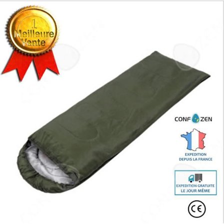 Makuupussi - CONFO - Yksinkertainen kuori - Hohkokangas - Nylon - Vihreä 180x75 cm