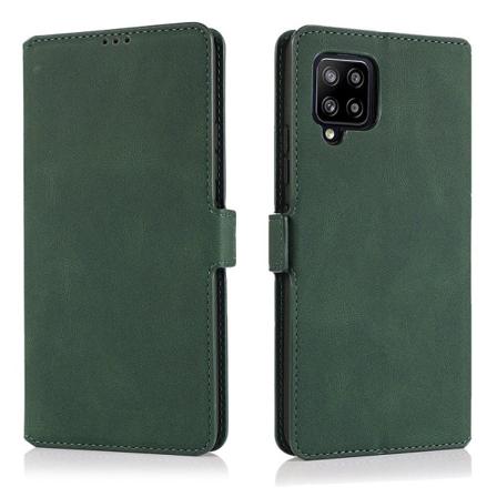 Exklusivt FLOVEME Plånboksfodral - Samsung Galaxy A42 Mörkgrön