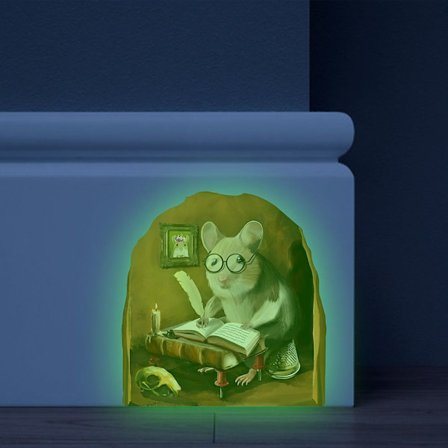 5 st Mushål väggdekal konstväggdekal 4 4