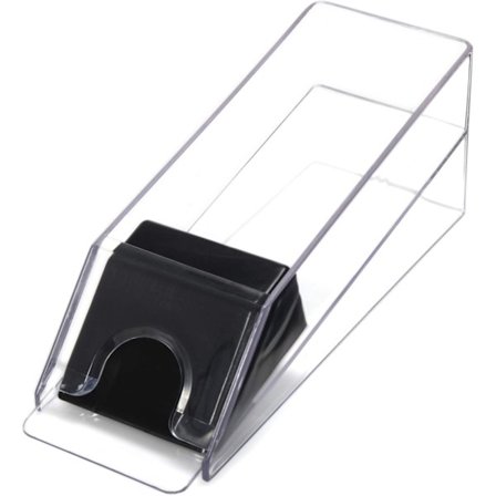 4 pakkaa läpinäkyvä blackjack-jakokengät, pokerikorttien jakaja