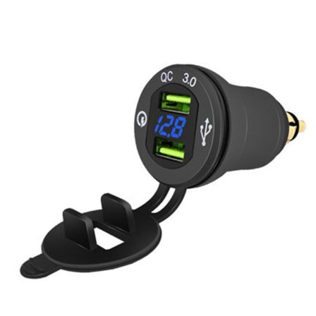 12v-24v Diy Usb Port Uttag Din Laddare Uttag För Tiger För Ducati Motorcykel