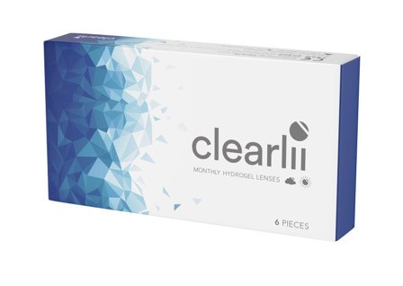 Clearlii Hydrogel månedslinser 6 stk styrke -1,25
