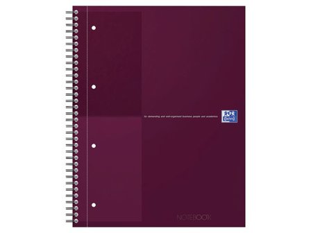 Oxford Kollegieblock Oxford A4+ linj röd - Lyreco - Kontorsmaterial - Block och anteckningsböcker - Kollegieblock