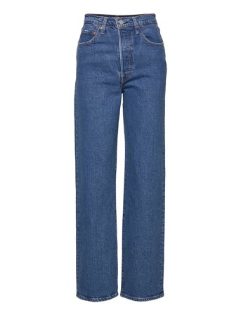 Ribcage Straight Ankle Jazz Po Blue Levi's