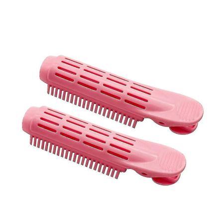 Hiusten tyvirauta Fluffy Hair Clip - Hiusten tyvirautakiharrin, aaltoileva ja pörröinen (3 kpl - vaaleanpunainen)