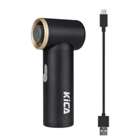 KiCA Jet Fan Mini - Bærbar Turbo Luftblåser, Svart