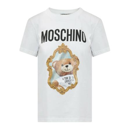 Moschino T-Shirts Hvid, Dame