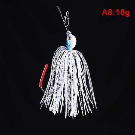 Fishsian Chatterbait Fiskedrag 14-18g Fiskeredskap Spinne