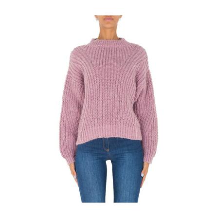 Nenette Round-neck Strik Pink, Dame Striktrøjer