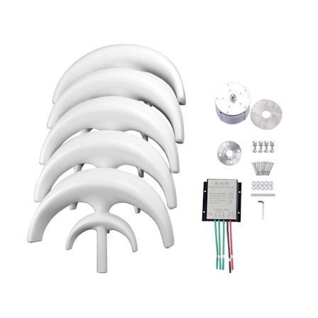 12V 1200W Vindgenerator med laderkontroller 5 Blader Minitype Lykt Vindturbingenerator Kit Klar Energi Vindmølle for Hjem Motorveier Båter