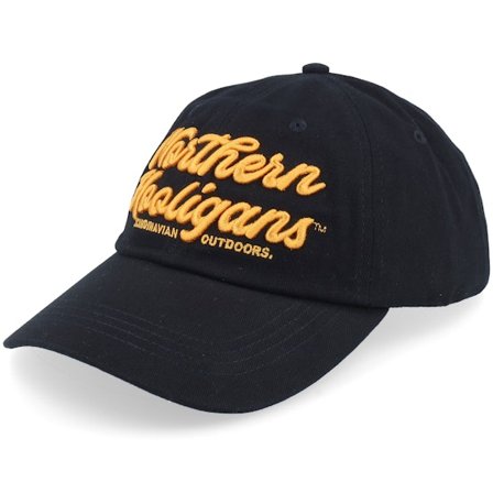Northern Hooligans - Svart unconstructed Caps - Scandinavian Outdoors Black Dad Cap @ Hatstore