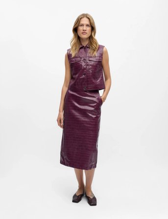 Object Objsalva S/L Pu Vest E Aw Fair 25 - Burgundy - 42