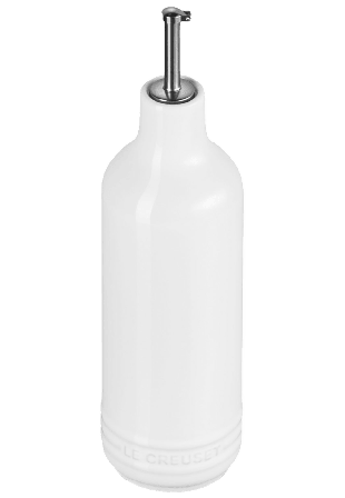 Le Creuset Signature Stengods Oljeflaska 600ml White Köksredskap Vit 1,1 L