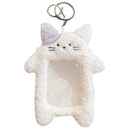 Cartoon Cats Card Holder Plysch Photocard Holder Bear Photo Sleeves Protector