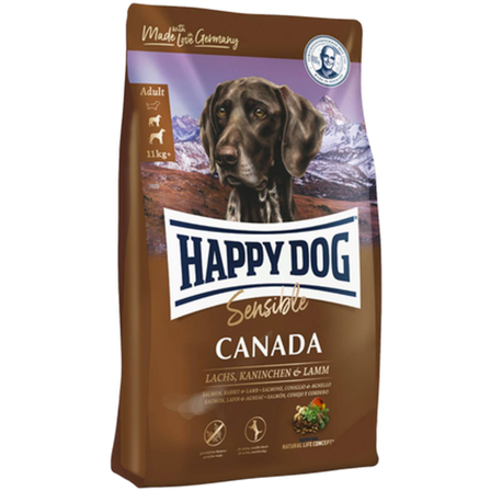 Happy Dog - Supreme Sensible Canada GrainFree Salmon, Lamb & Rabbit 4 kg - Hund - Hundefôr & hundemat - Tørrfôr for hund - ZOO.no