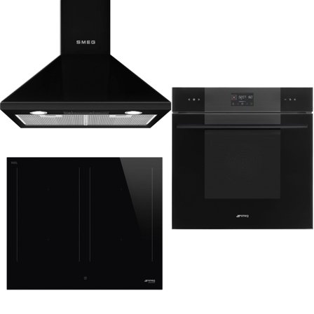 Smeg Classic Vitvarupaket, svart | Vitvaror > Ugnar > Ugn | Bagaren och Kocken