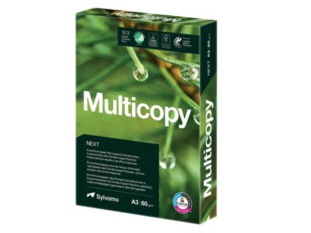 MULTICOPY Kopieringspapper Next A3 80g ohålat 500/fp - Lyreco - Kontorspapper - Kopieringspapper - A3 Ohålat