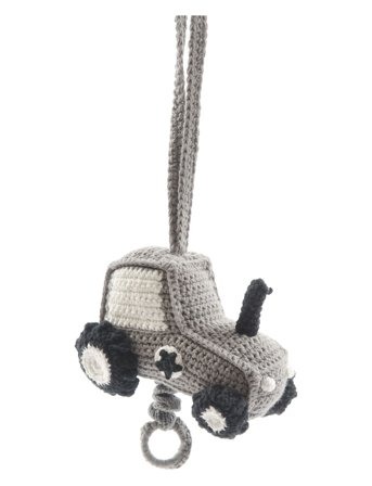 Smallstuff Music Mobile, Tractor, Grey - Grey - ONE SIZE 14 cm