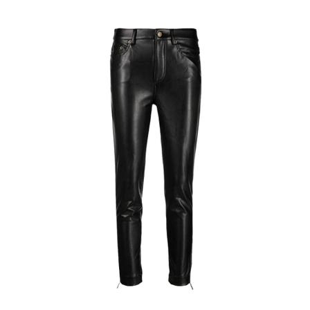 Michael Kors Leather Bukser Sort, Dame Læderbukser