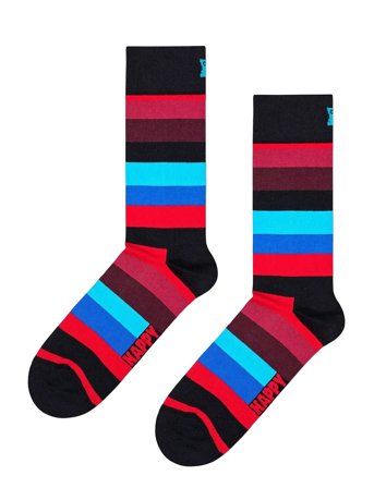 Stripe Sock Black Happy Socks