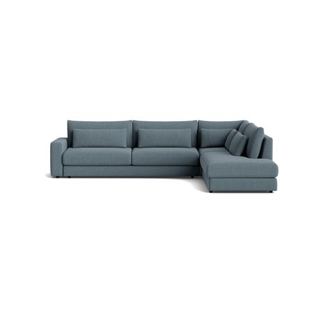 Sevilla hjørnesofa, højrevendt - Nordic Blå - 325x240x85 - Sofa, hjørnesofa