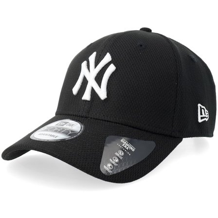 New Era - MLB Schwarz adjustable Cap - New York Yankees Diamond Era Black/White 9Forty Adjustable @ Hatstore