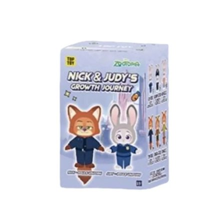 Original Zootopia Nick Judy Vekstreise Serie Blind Box Vinyl Plysjdukke Nøkkelring for Vesker Mystery Box Barneleke Bursdagsgave