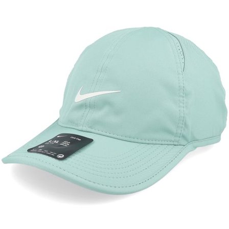Nike - Grön unconstructed Keps - Dri-fit Club U Ab Fl P Cannon/White Dad Cap @ Hatstore