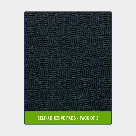 Anti-slip mat / anti-slip boat Treadmaster Comfort Grip Smooth Pattern (PSA) Black, 275 x 135 x 2 mm, 2-pack