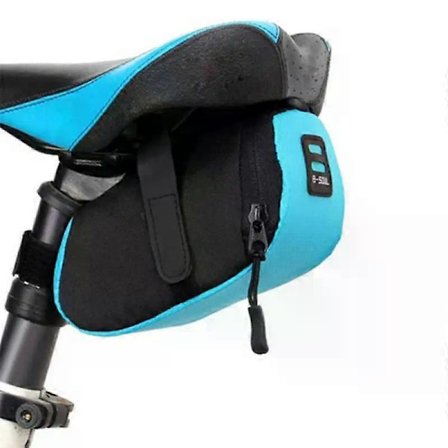 Nylon Sykkelveske Vanntett Terrengsykkel Sadeloppbevaring Sete Bakre Verktøyveske Sadel Utendørs Sykling MTB Tilbehør