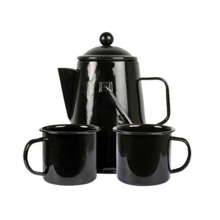 Espegard Coffee Set Enamelled cooking equipment Black OneSize