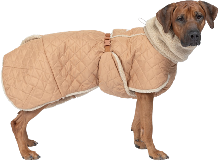 Paikka Quilted Sherpa Jacket Camel