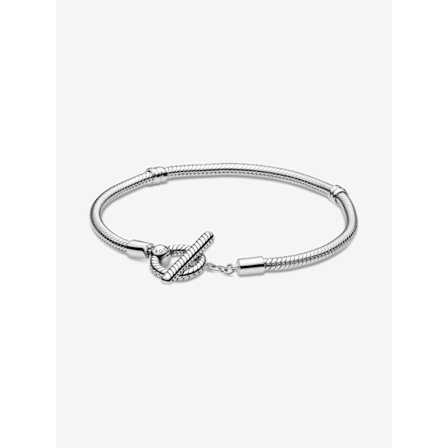Pandora - P Moments T-Bar Ormkedjearmband - Sterlingsilver