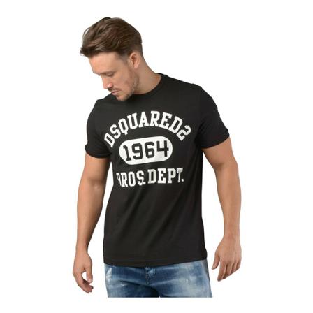Dsquared2, T-Shirts Czarny, Mężczyzna, Rozmiar: M
