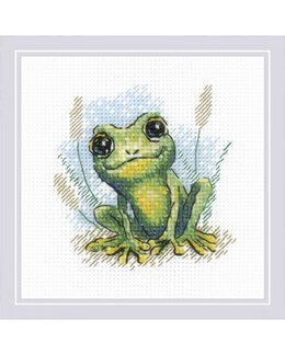 Stickpackung Bild Frosch