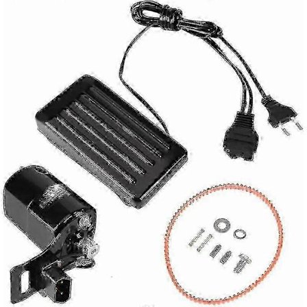 Symaskinemotor, fodkontrolpedal, universalpedal til vintage symaskiner, 180W symaskine motor reservedele med fodpedal, lav støj