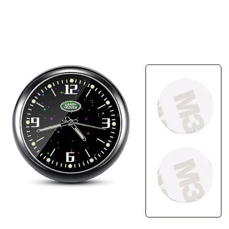 Auton kello Luminoidinen elektroninen kello Kvartsikello Koristeellinen kello (land Rover) Kaksi pakkausta