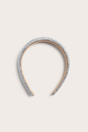 Kappahl | Opaska z kryształkami | Srebrny