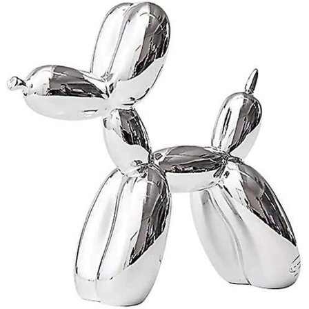 Hartsstatyett i Resin - Ballonghund Skulptur Modern Dekorativ för Vardagsrum och Kontor