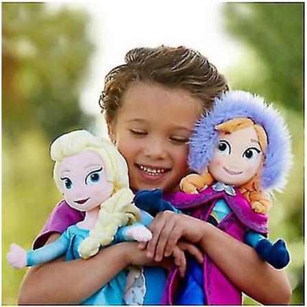 40cm Frozen 2 Prinsessan Anna Elsa Snow Queen Docka Barnleksaker Julklappar Fyllda plysch