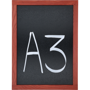 KRITTAVLE MED RAMME A3