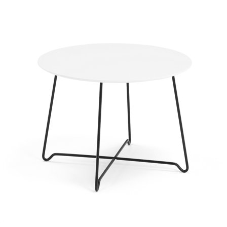 Sofatisch IRIS, H 510 mm, schwarz/weiß