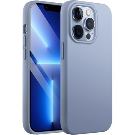 Skal för iPhone 13 Pro Max 6,7 tum, Silkeslen mjuk beröring Full Body Skal, Stöttåligt skal med mikrofiberfoder