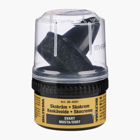 Skokräm svart - Biltema