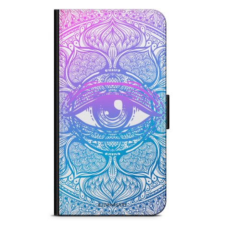 Bjornberry Plånboksfodral Nokia 7 Plus - Mandala Öga